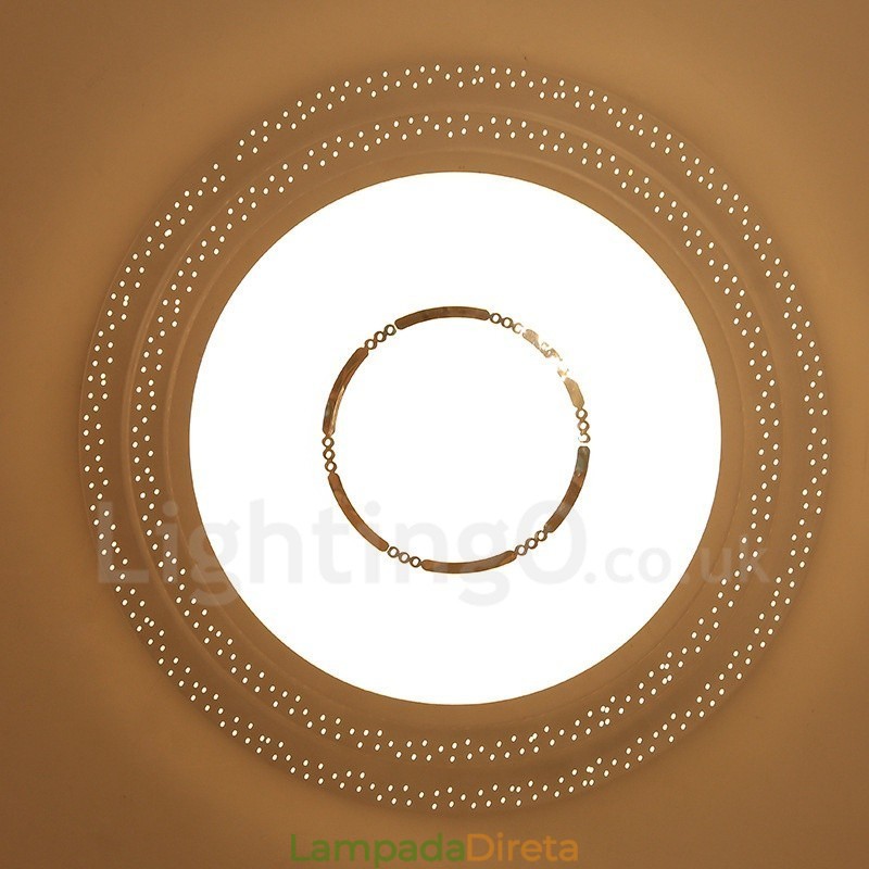 Luminária embutida de metal integrada contemporânea moderna