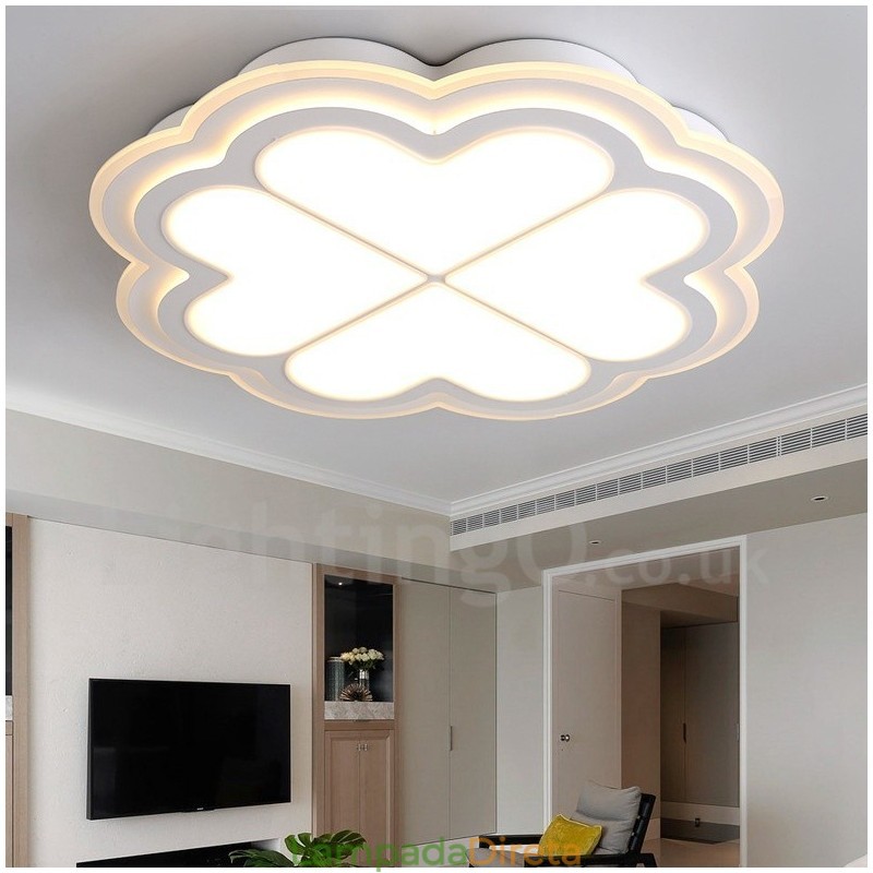 Luminária embutida de metal integrada contemporânea moderna