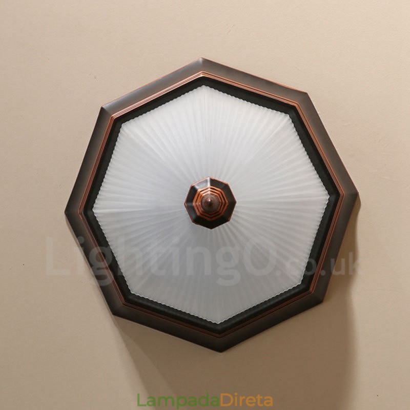 Luz embutida integrada Rustic Lodge