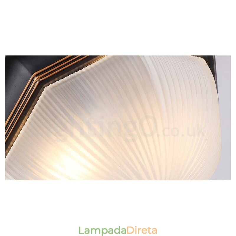 Luz embutida integrada Rustic Lodge
