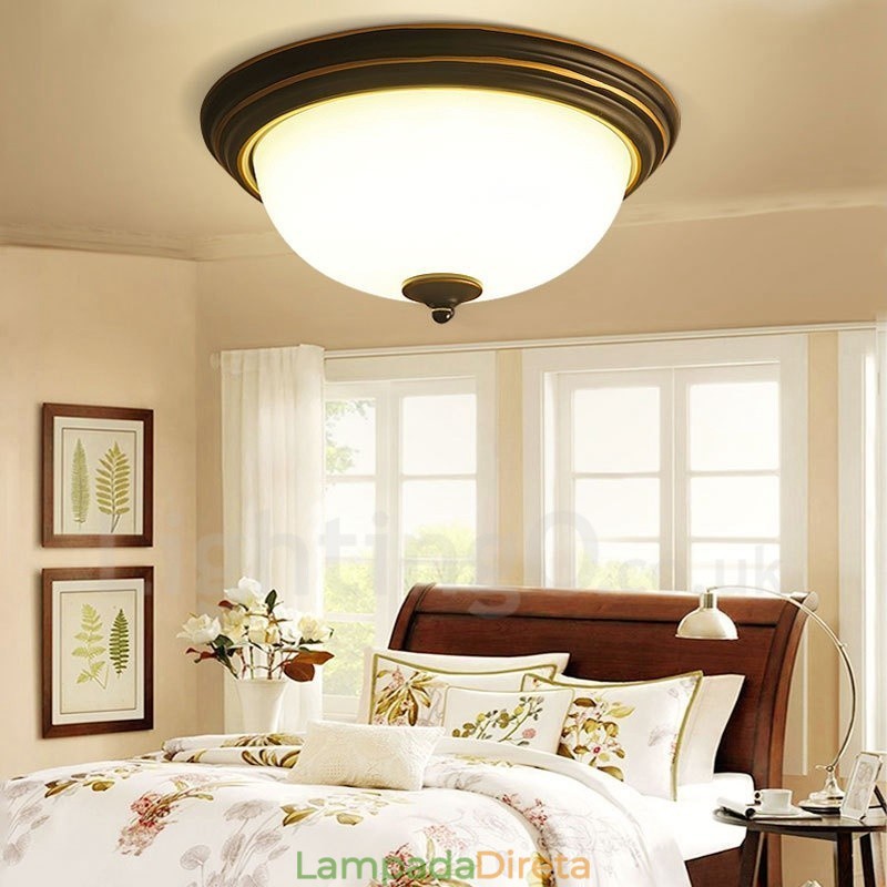 Luz embutida integrada Rustic Lodge