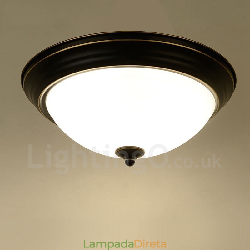 Luz embutida integrada Rustic Lodge