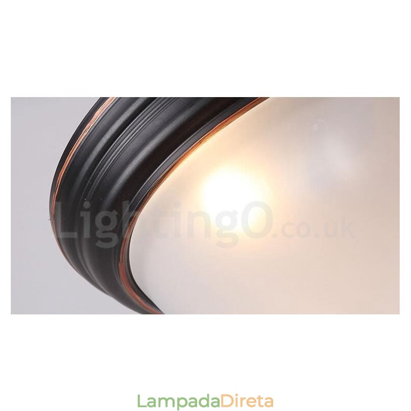 Luz embutida integrada Rustic Lodge