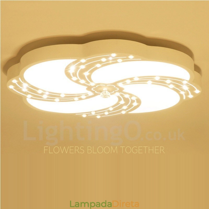Luminária embutida de metal integrada contemporânea moderna