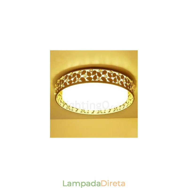 Luminária embutida de metal integrada contemporânea moderna
