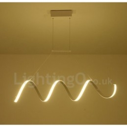 Luminária pendente integrada moderna e contemporânea