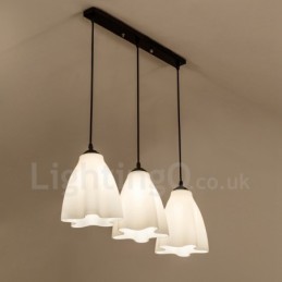 3 Luzes Tradicional Clássico Integrado Metal Pendente Luz