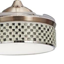 Ventilador de teto invisível moderno e contemporâneo Ventiladores de teto