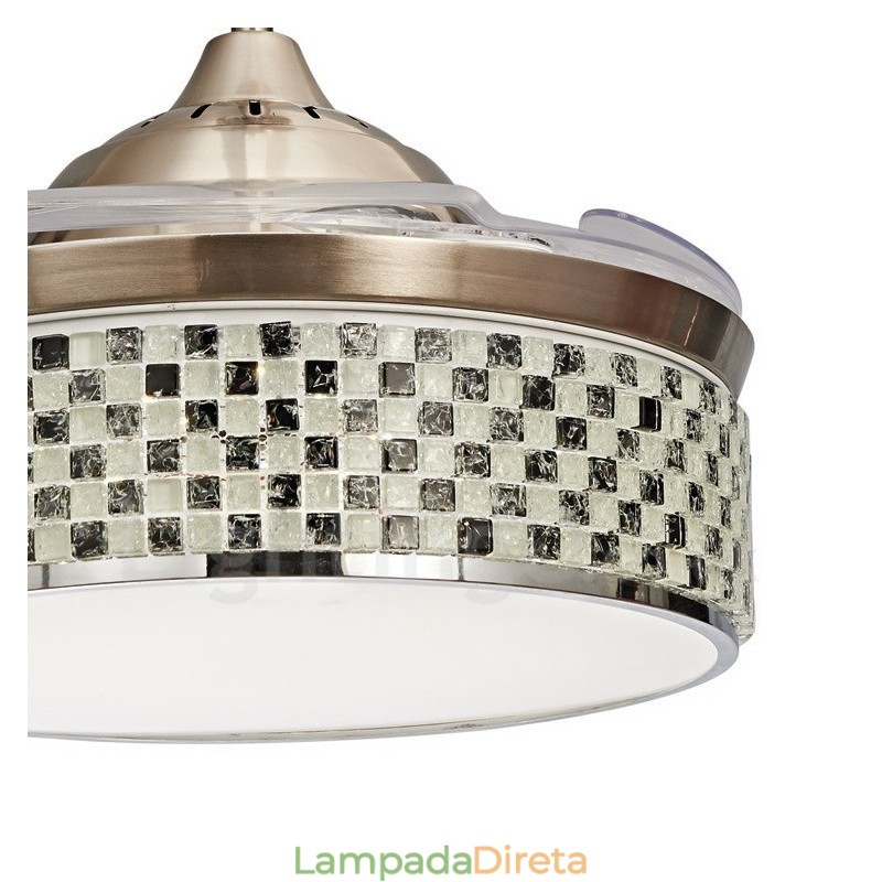 Ventilador de teto invisível moderno e contemporâneo Ventiladores de teto