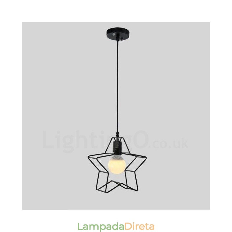 1 Luz Moderna Contemporânea Pendente Integrada