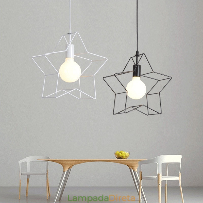 1 Luz Moderna Contemporânea Pendente Integrada