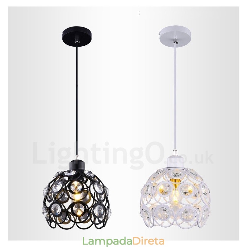 1 Luz Rustic Lodge Luminária Pendente Integrada