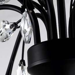 Lustre de cristal de 9 luzes moderno contemporâneo tradicional clássico vintage retrô country pintura característica