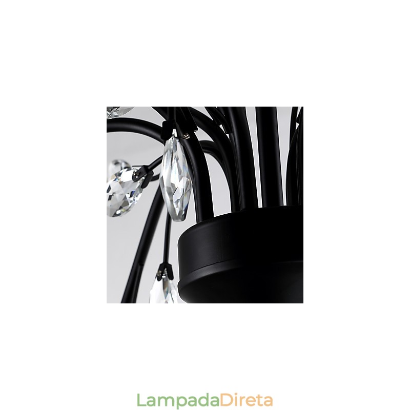Lustre de cristal de 9 luzes moderno contemporâneo tradicional clássico vintage retrô country pintura característica