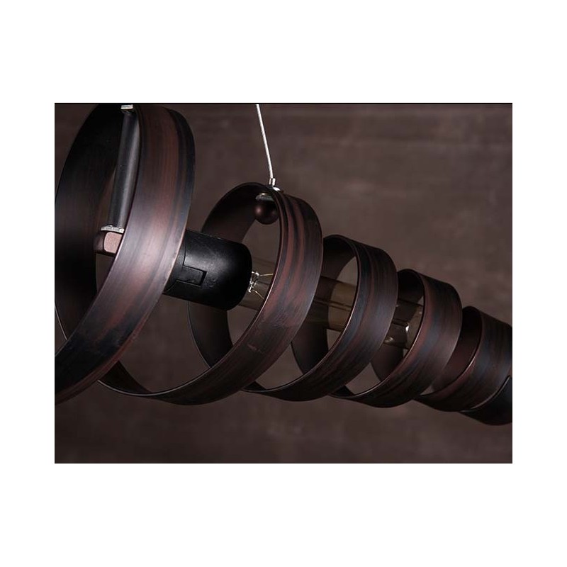 Lâmpada de ferro retrô Lustre moderno minimalista estilo industrial