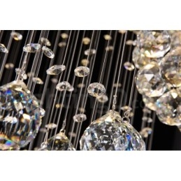 Comprimento extra 5 metros cristal longo gota teto pingente luz lustre moderno casa pendurado iluminação lustre lâmpadas luminárias