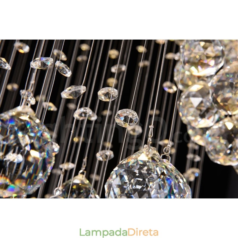 Comprimento extra 5 metros cristal longo gota teto pingente luz lustre moderno casa pendurado iluminação lustre lâmpadas luminárias