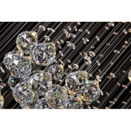 Comprimento extra 5 metros cristal longo gota teto pingente luz lustre moderno casa pendurado iluminação lustre lâmpadas luminárias