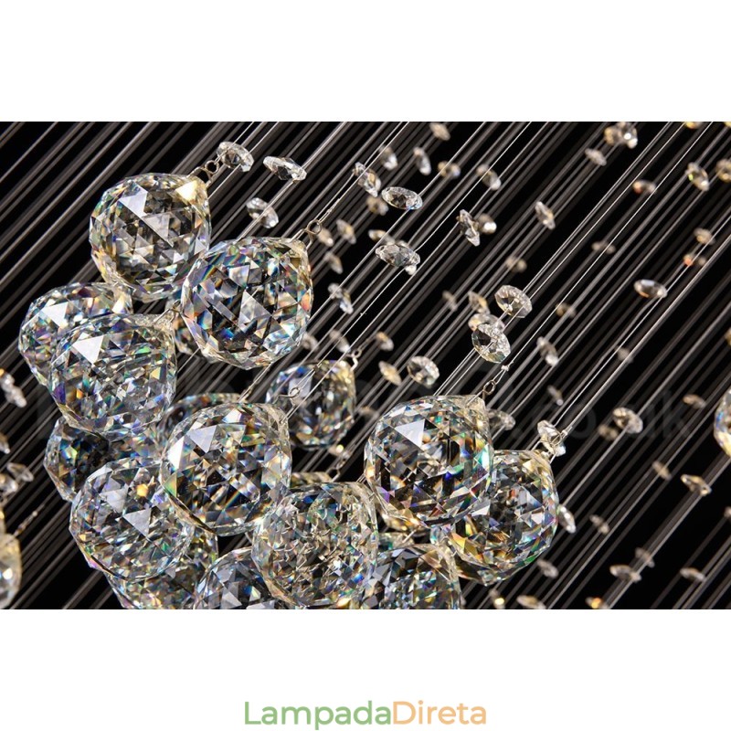 Comprimento extra 5 metros cristal longo gota teto pingente luz lustre moderno casa pendurado iluminação lustre lâmpadas luminárias