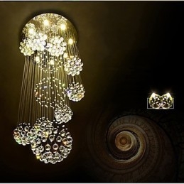 Comprimento extra 5 metros cristal longo gota teto pingente luz lustre moderno casa pendurado iluminação lustre lâmpadas luminárias