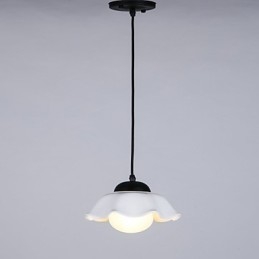 Pintura rústica de chalé para designers, lustre de 2 lâmpadas em metal para lojas internas