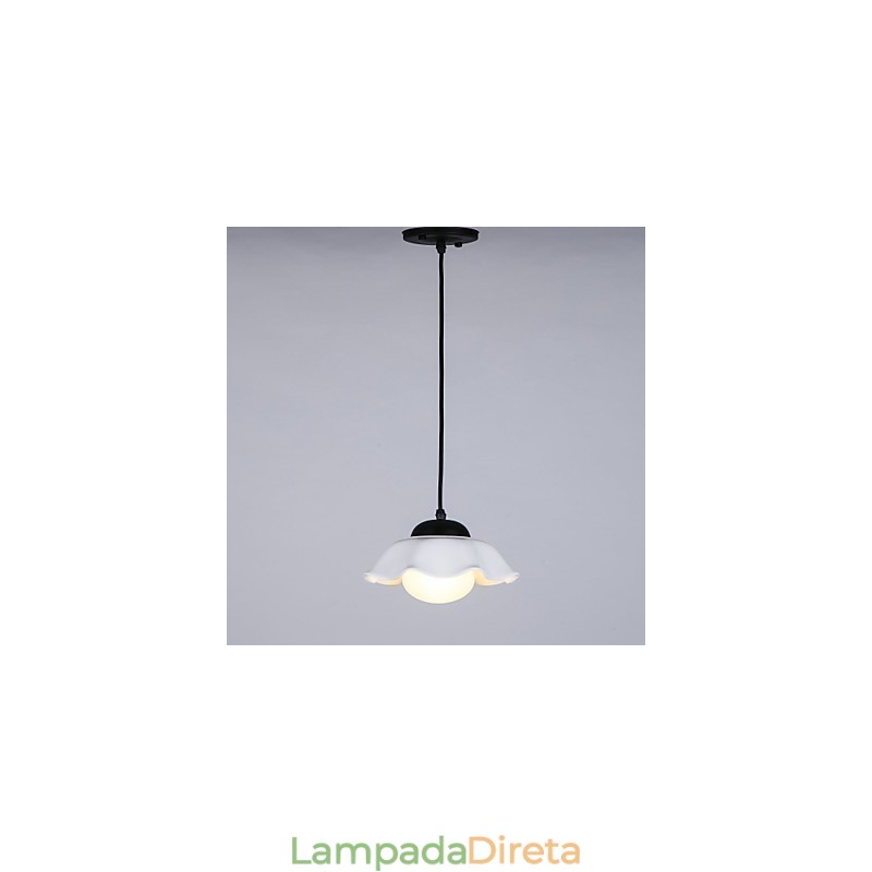 Pintura rústica de chalé para designers, lustre de 2 lâmpadas em metal para lojas internas