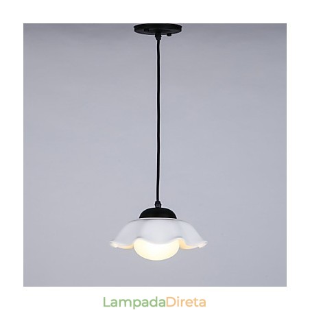 Pintura rústica de chalé para designers, lustre de 2 lâmpadas em metal para lojas internas