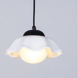 Pintura rústica de chalé para designers, lustre de 2 lâmpadas em metal para lojas internas