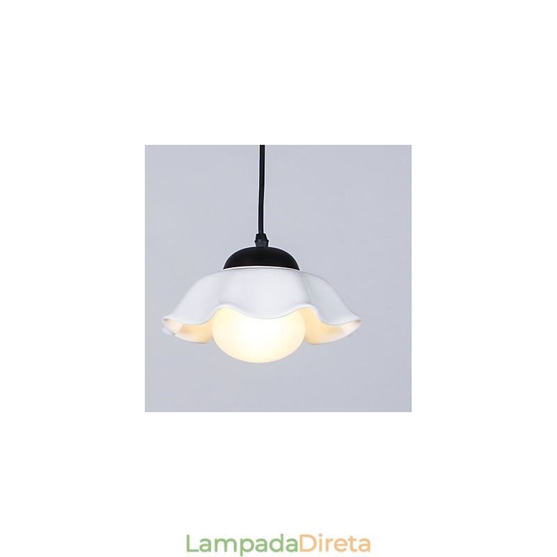 Pintura rústica de chalé para designers, lustre de 2 lâmpadas em metal para lojas internas