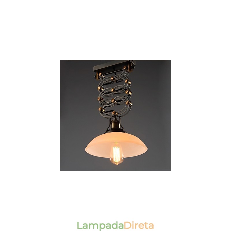 American Countryside Loft Estilo Pendente Luz Tesoura de Ferro Forjado Luzes de Decoração de Loja Luz