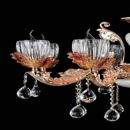 Moderno Contemporâneo Tradicional Clássico Liga de Zinco Recurso para Cristal Mini Estilo Metal Pendente Luz