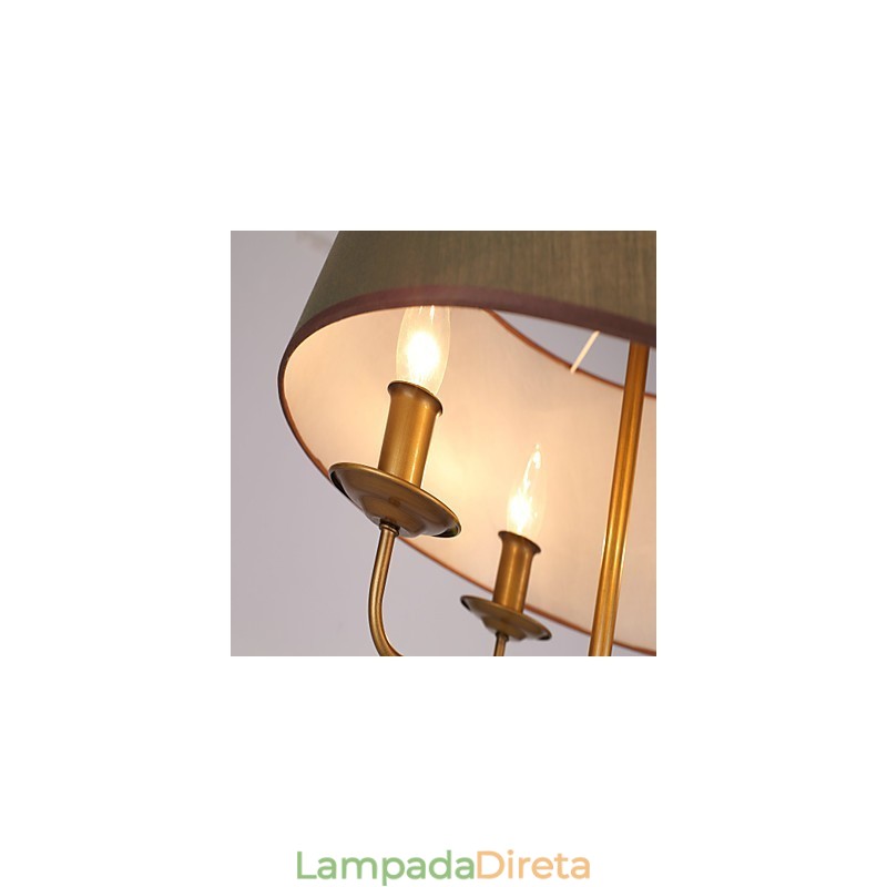 Pintura rústica de chalé para designers, lustre de 2 lâmpadas em metal para lojas internas