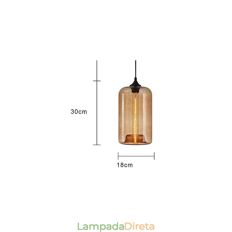 Pendente de design de garrafa 1 luz minimalista pintura de ferro
