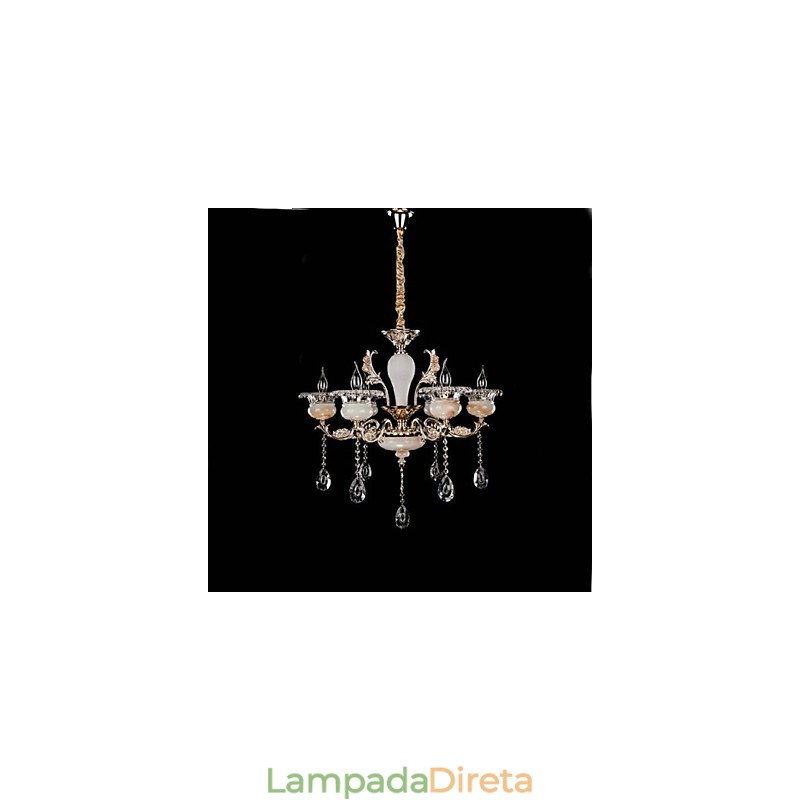 Recurso Retro Chrome para Designers Luminária Pendente de Metal
