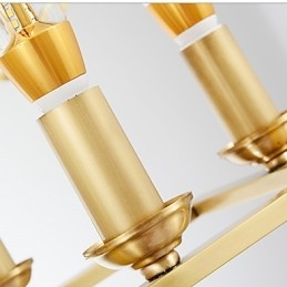 Lustre de metal moderno e contemporâneo em latão para designers