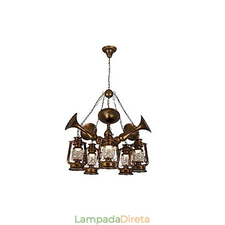 Lustre de metal rústico estilo chalé vintage retrô country globo pintura característica para designers de estilo mini Lustre de metal rústico estilo chalé vintage retrô country globo pintura característica para designers de estilo mini