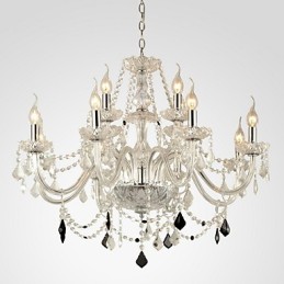 Moderno Contemporâneo Outros Destaque para Lustre de Cristal