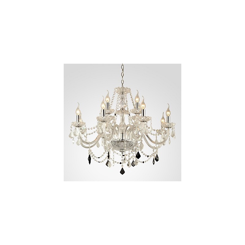 Moderno Contemporâneo Outros Destaque para Lustre de Cristal