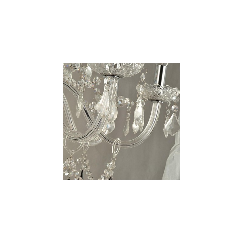 Moderno Contemporâneo Outros Destaque para Lustre de Cristal