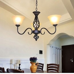 Tradicional Clássico Rústico Lodge Vintage Retro Country Outros Recurso para Mini Estilo Designers Lustre de Metal