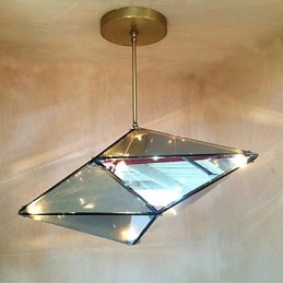 Lustre de metal tradicional clássico retrô galvanizado para designers