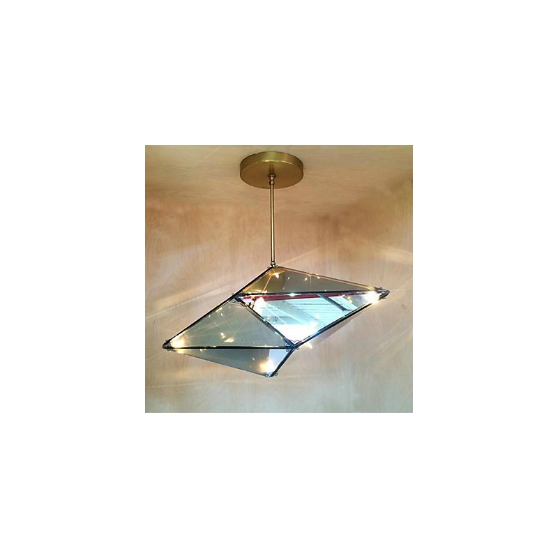Lustre de metal tradicional clássico retrô galvanizado para designers