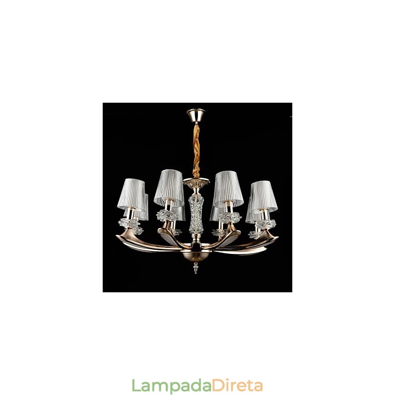 Moderno Contemporâneo Tradicional Clássico Liga de Zinco Recurso para Cristal Mini Estilo Metal Pendente Luz