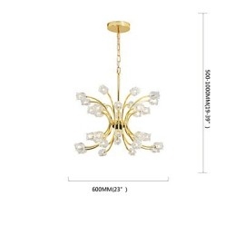 Lustre de teto moderno e minimalista com personalidade