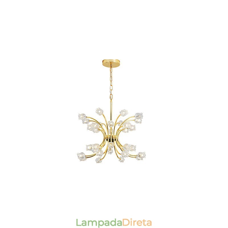 Lustre de teto moderno e minimalista com personalidade