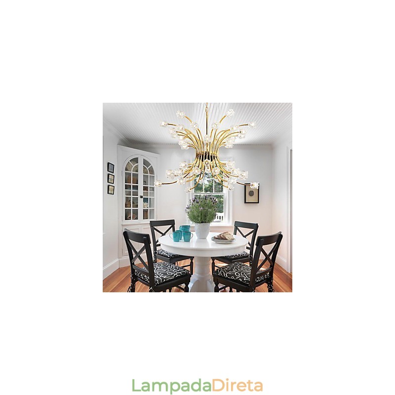 Lustre de teto moderno e minimalista com personalidade