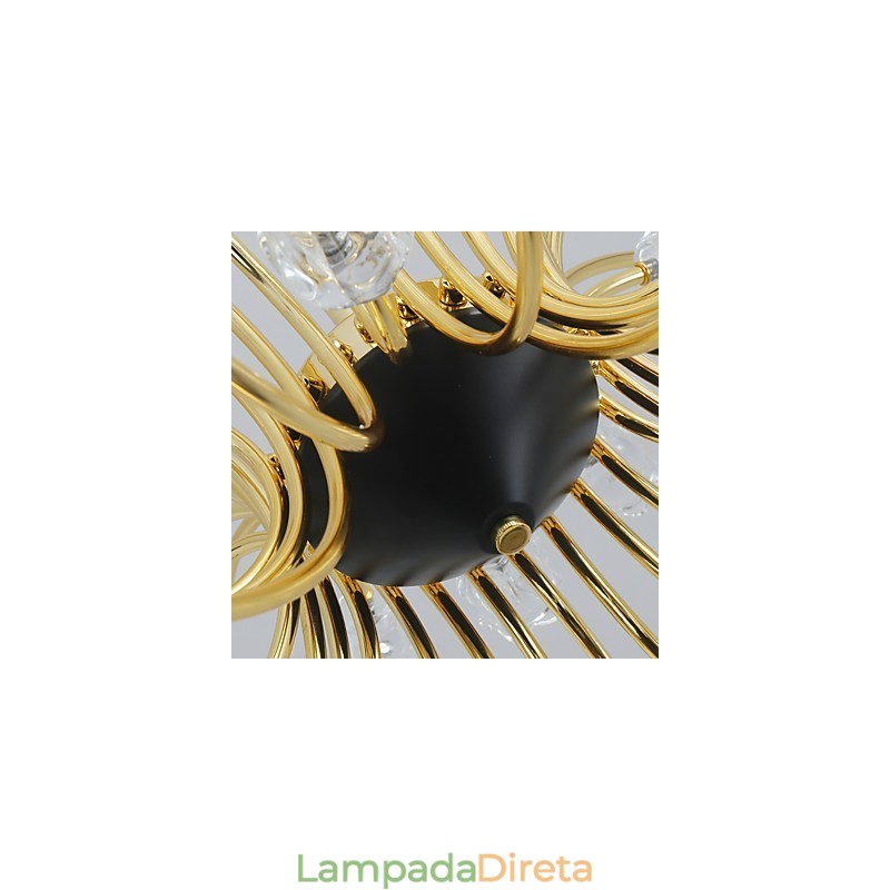 Lustre de teto moderno e minimalista com personalidade