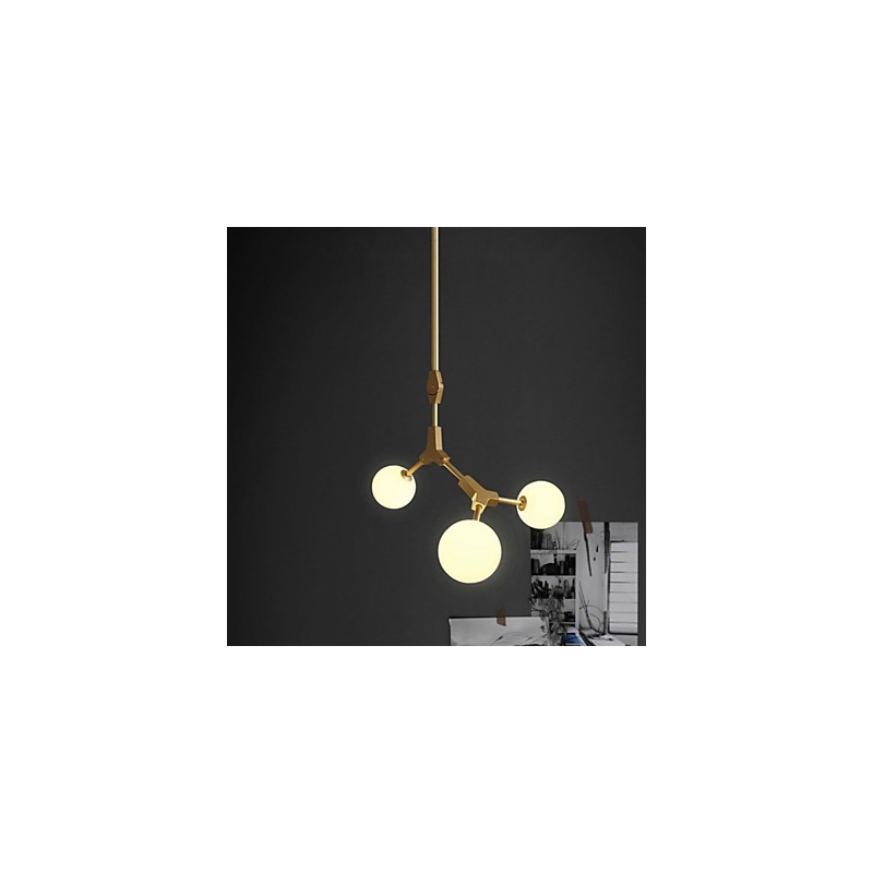 Recurso de pintura clássica tradicional para luminária pendente de madeira e bambu estilo mini