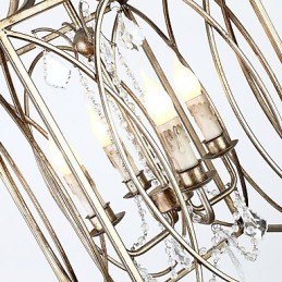 Quatro luzes vintage metal americano industrial loft pintura cor lustre europeu lâmpada pingente decoração interna