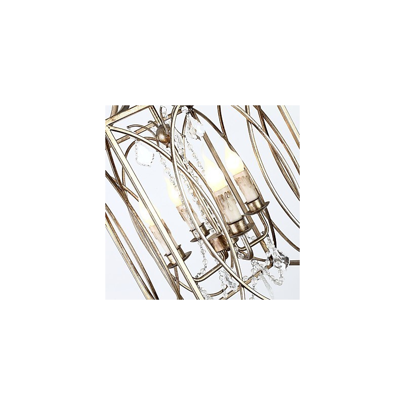 Quatro luzes vintage metal americano industrial loft pintura cor lustre europeu lâmpada pingente decoração interna